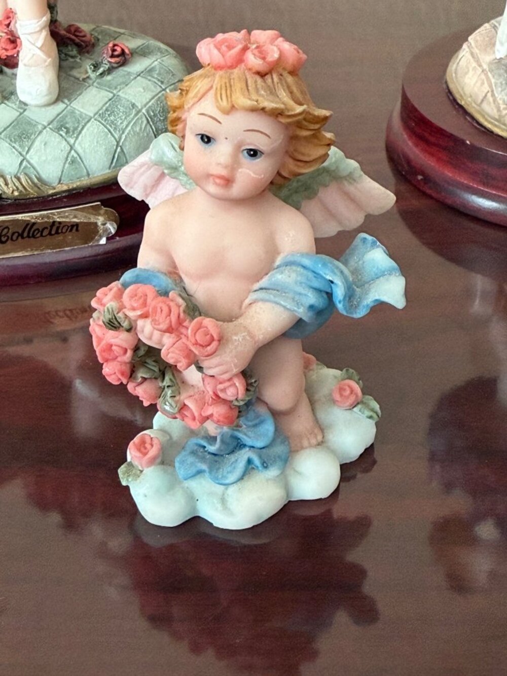 1989 Montefiori Collection Ballerina Cherub & Figurines Lot Resin Set of 3 - Picture 11 of 16